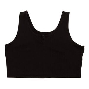 No Boundaries Girls Junior Black Knitting Crop Top, XL(15-17).